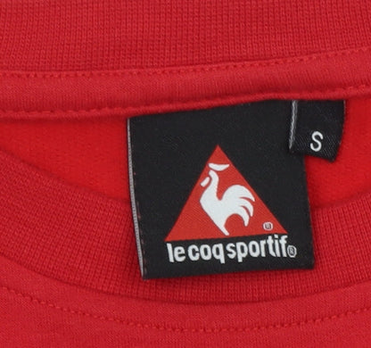 Le Coq Sportif Men's Red Portugal Graphic Crew Neck T-Shirt Size S