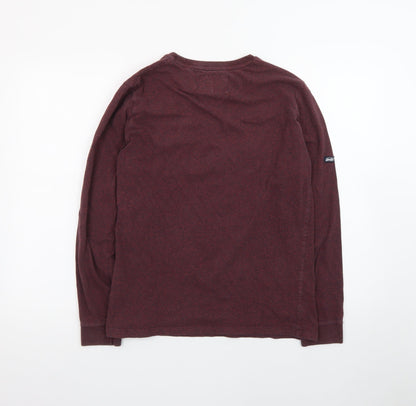 Superdry Men's Red Long Sleeve Vintage Crew Neck T-Shirt - Size M