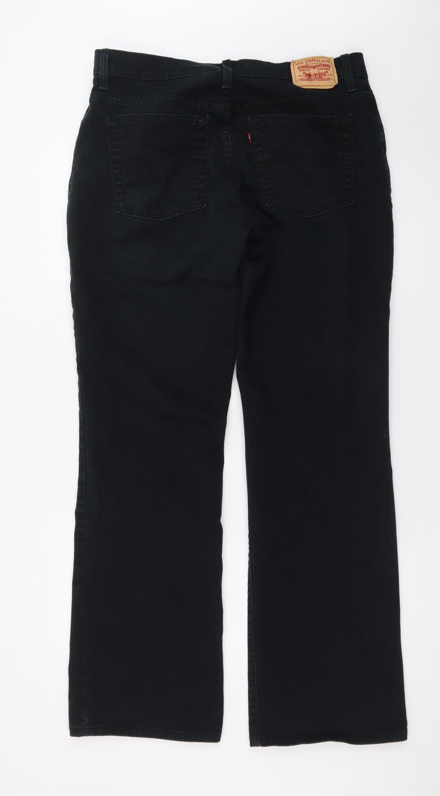 Levi's Women's Black 14L Straight Leg Stretch Jeans Tall Fit