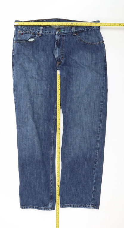 Tommy Hilfiger Men's Blue Straight Leg Denim Jeans 36x30