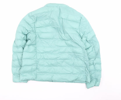 Marks and Spencer Women's Green Size 16 Puffer Jacket