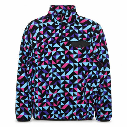 Neon Riot Men's Multicoloured Fleece Pullover Sweatshirt XL