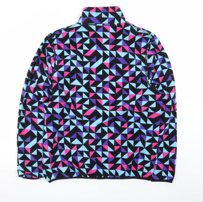 Neon Riot Men's Multicoloured Fleece Pullover Sweatshirt XL