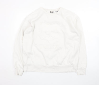 Beloved Men’s White Harry Potter Hogwarts Pullover Sweatshirt L