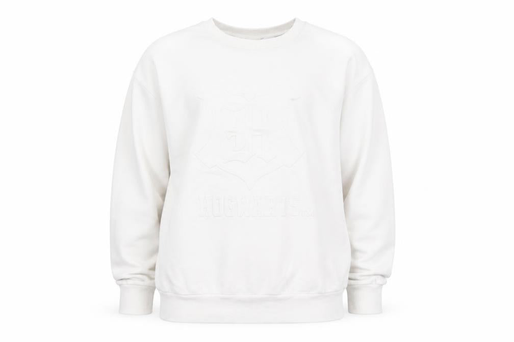 Beloved Men’s White Harry Potter Hogwarts Pullover Sweatshirt L