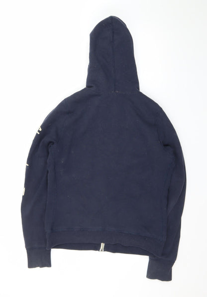 Abercrombie & Fitch Men’s Blue Full Zip Lined Hoodie Size L