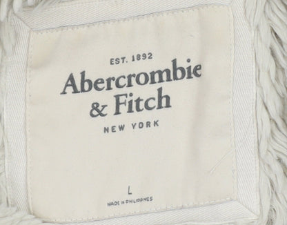 Abercrombie & Fitch Men’s Blue Full Zip Lined Hoodie Size L
