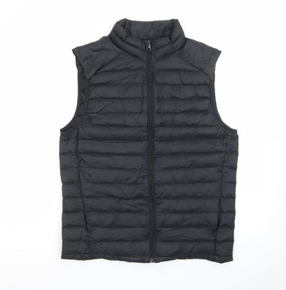 Marks and Spencer Men's Black Down Puffer Gilet Small