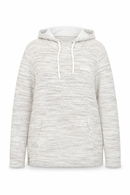 Hollister Womens Beige Knit Pullover Hoodie Size S Casual Relaxed Fit