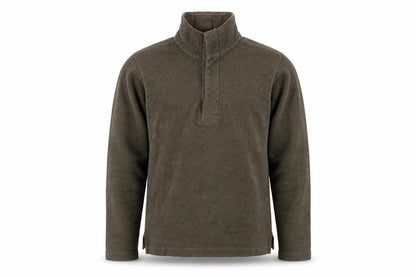 Mountain Warehouse Men's Brown XS Fleece 1/4 Zip Henley Sweatshirt