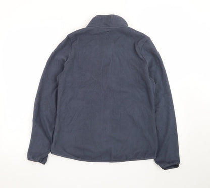 Marks and Spencer Women's Blue Fleece Zip Jacket Size 10