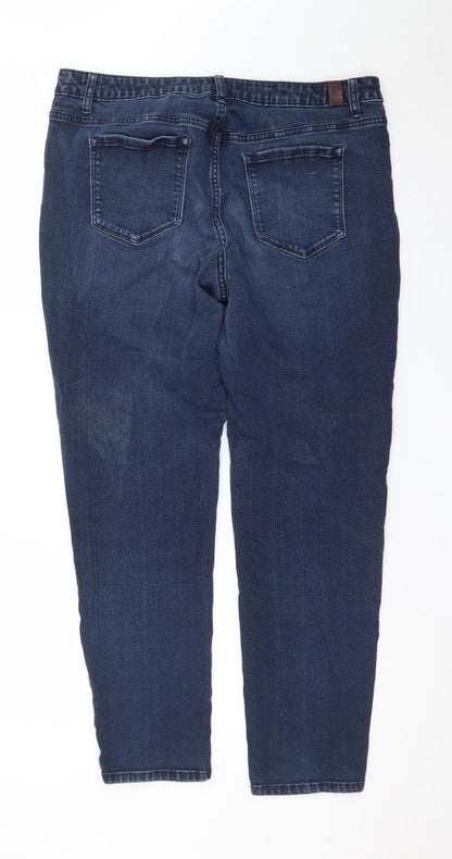 Simply Vera Vera Wang Women's Blue Size 14 Skinny Jeans