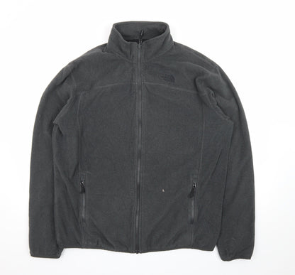 The North Face Men's Black Fleece Full Zip Jacket Size L Outdoor