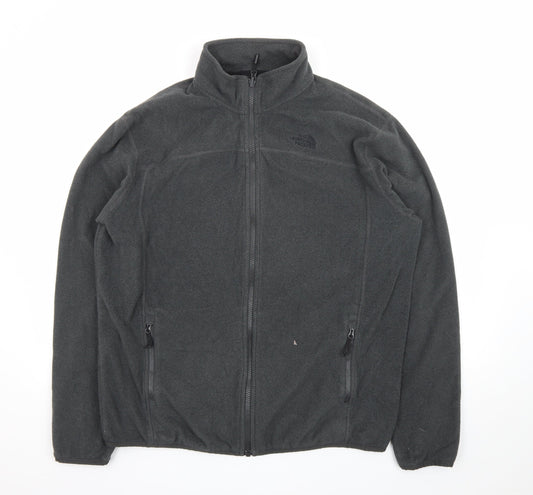 The North Face Men's Black Fleece Full Zip Jacket Size L Outdoor