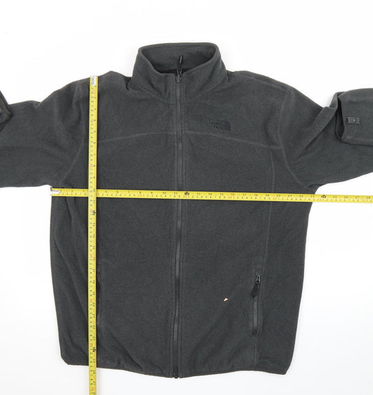 The North Face Men's Black Fleece Full Zip Jacket Size L Outdoor