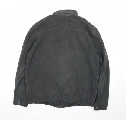 The North Face Men's Black Fleece Full Zip Jacket Size L Outdoor