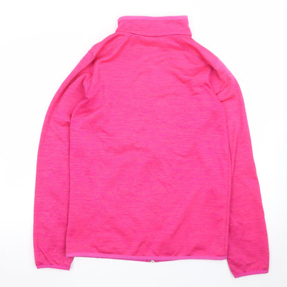 Columbia Women’s Pink Full Zip Fleece Jacket XL Lightweight Outdoor