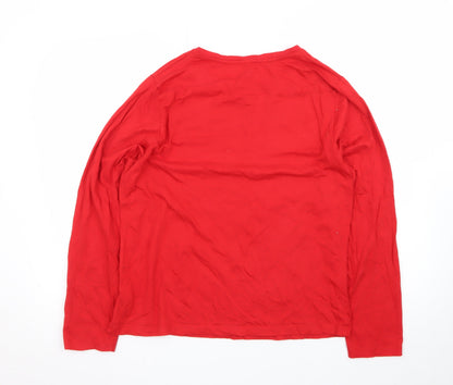 Disney Mickey & Friends Red Long Sleeve Women's Nightshirt M 12-14 Primark
