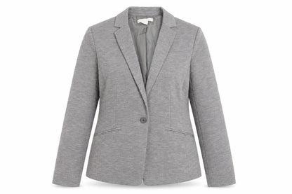 H&M Women Grey Classic Long Sleeve Blouse Size 14