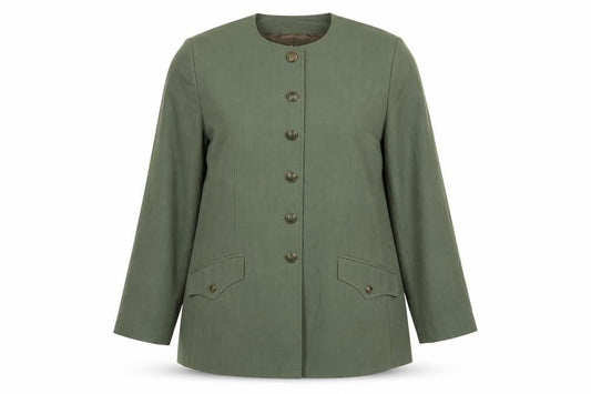 Viyella Women's Green Regular Fit Long Sleeve Country Jacket UK 16