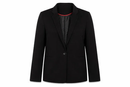 New Look Women Black Regular Fit Blazer Jacket Size 14