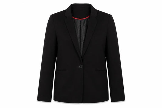 New Look Women Black Regular Fit Blazer Jacket Size 14
