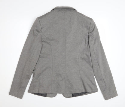 Dorothy Perkins Women’s Grey Size 14 Classic Single-Breasted Blazer