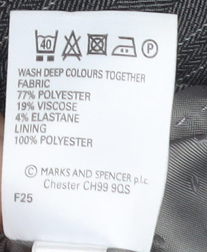 Marks and Spencer Women’s Grey Pinstripe Suit Jacket UK 12