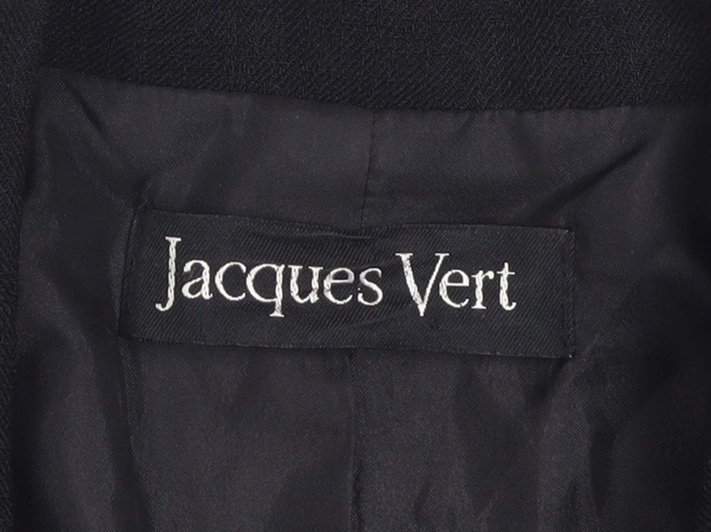 Jacques Vert Women's Black Short Sleeve Suit Jacket Size 12