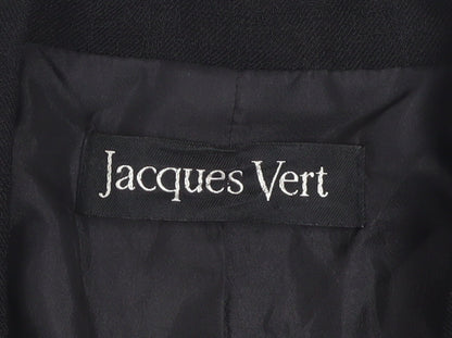 Jacques Vert Women's Black Short Sleeve Suit Jacket Size 12