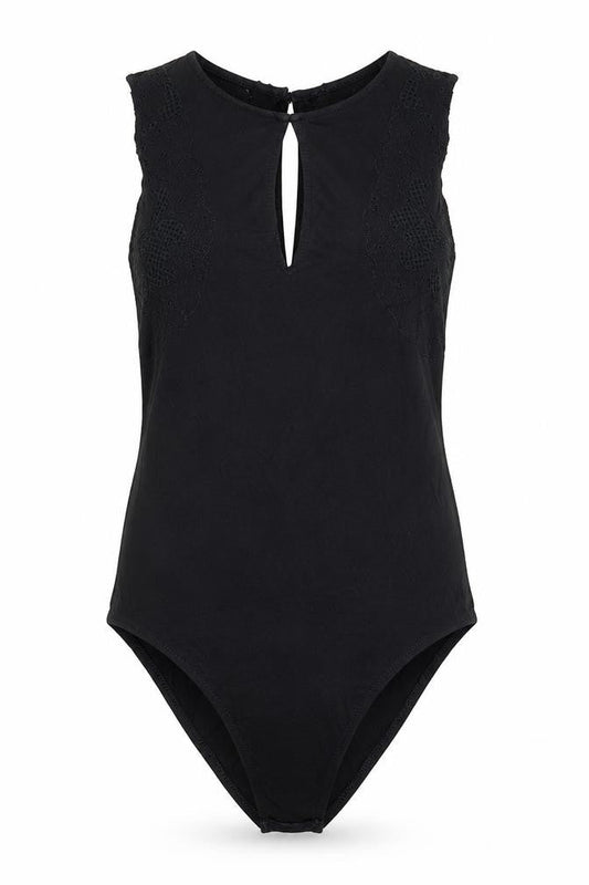 Bershka Night Out Women's Black Sleeveless Bodysuit Size S