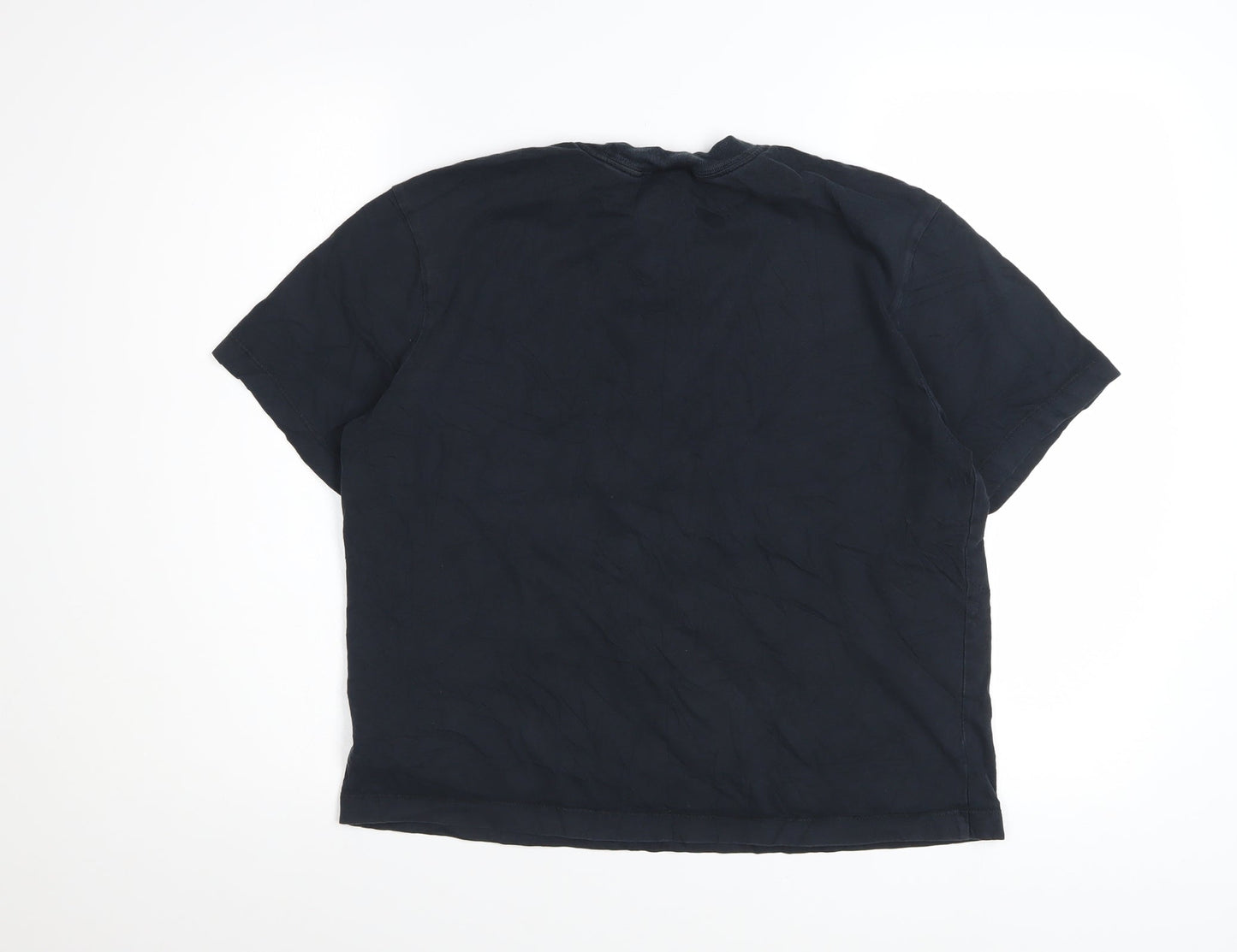 Nike Womens Black Small Cotton Crew Neck Sports T-Shirt