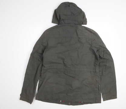 FatFace Women’s Green Hooded Toggle Jacket Size 14 Cotton Blend