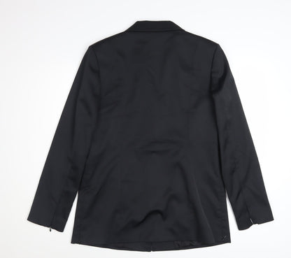 Mexx Women Black Size 14 Classic Single-Breasted Blazer