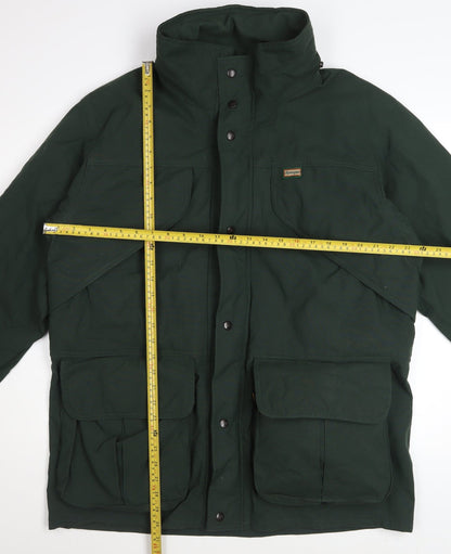 Remington Men's Green Waterproof Nylon Hunting Parka Jacket L