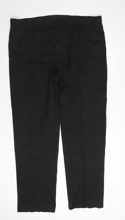 Marks and Spencer Men's Black 40R Dress Pants Trousers