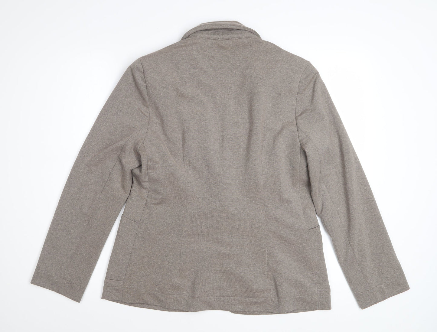 Rohan Women Brown Size 12 Journey Blazer Jacket Single-Breasted