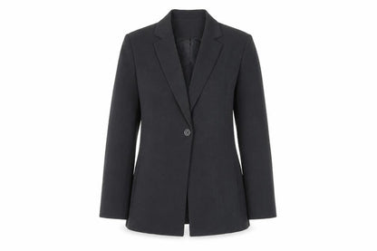 Kasper Women's Black Single Breasted Blazer Jacket Size 10 Polyester