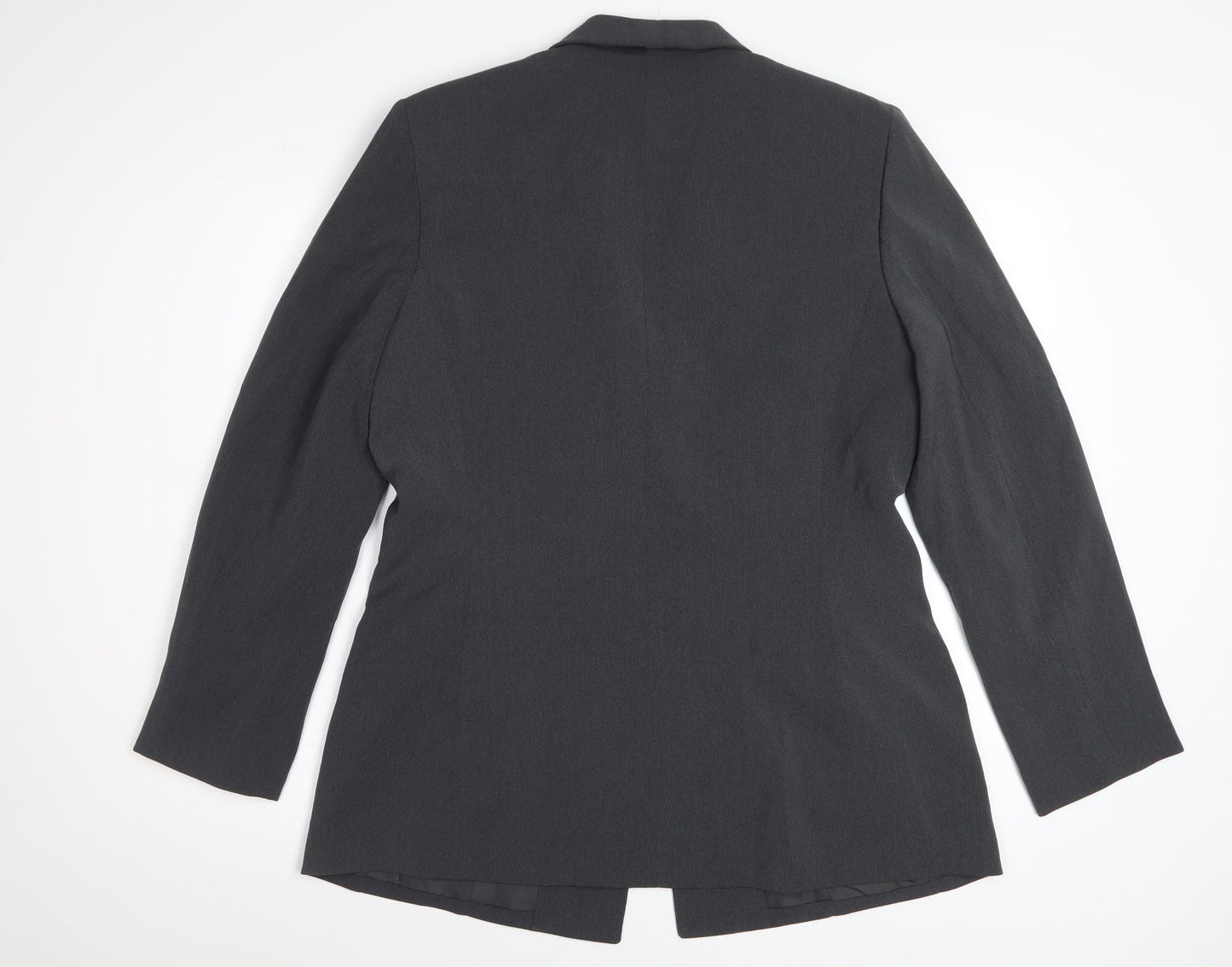 Kasper Women's Black Single Breasted Blazer Jacket Size 10 Polyester
