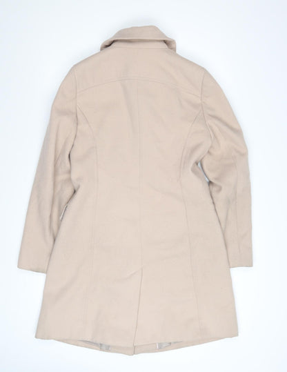 Laura Ashley Women’s Beige Mid-Length Button Coat Size 10