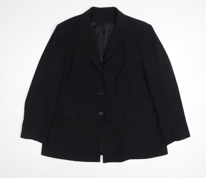 Anne Brooks Petite Women’s Black Size 18 Tailored Blazer Jacket