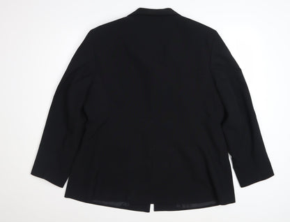 Anne Brooks Petite Women’s Black Size 18 Tailored Blazer Jacket