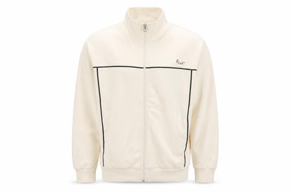 French Connection Men's Beige Full Zip Cotton Sweatshirt L