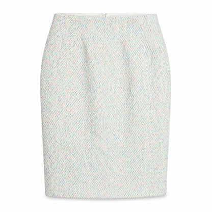 Hobbs Women’s Multicoloured Tweed Pencil Skirt Size 14