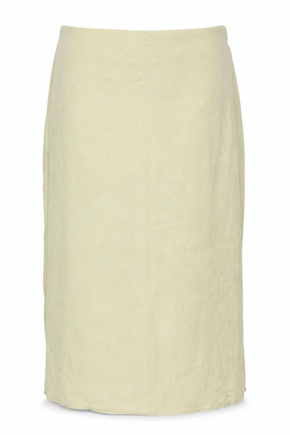 Tu Women Beige Midi Straight Skirt Size 20 Polyester Blend