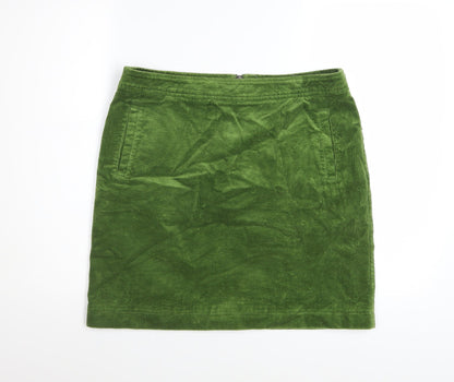 White Stuff Women’s Green Corduroy Pencil Skirt Size 12