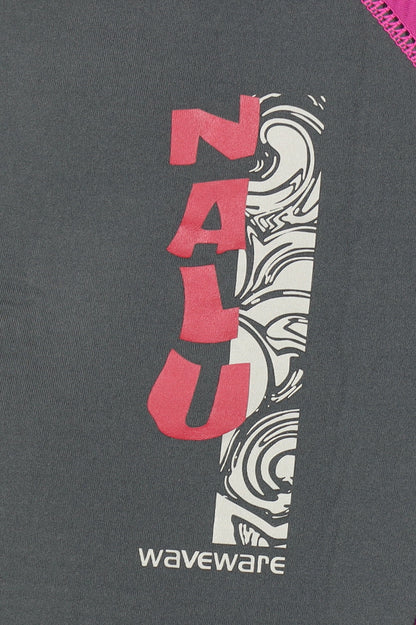 Nalu Waveware Girls Pink & Black Short Sleeve Wetsuit 13-14 Years