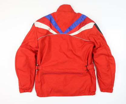 Motomod Men’s Red Waterproof Motorcycle Jacket Size L Polyamide