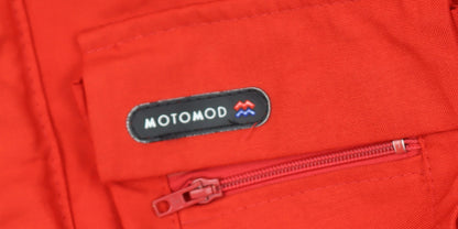 Motomod Men’s Red Waterproof Motorcycle Jacket Size L Polyamide