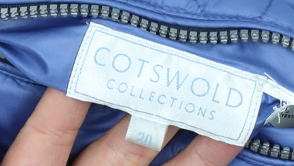 Cotswold Collections Women's Blue Quilted Puffer Waistcoat Size 20